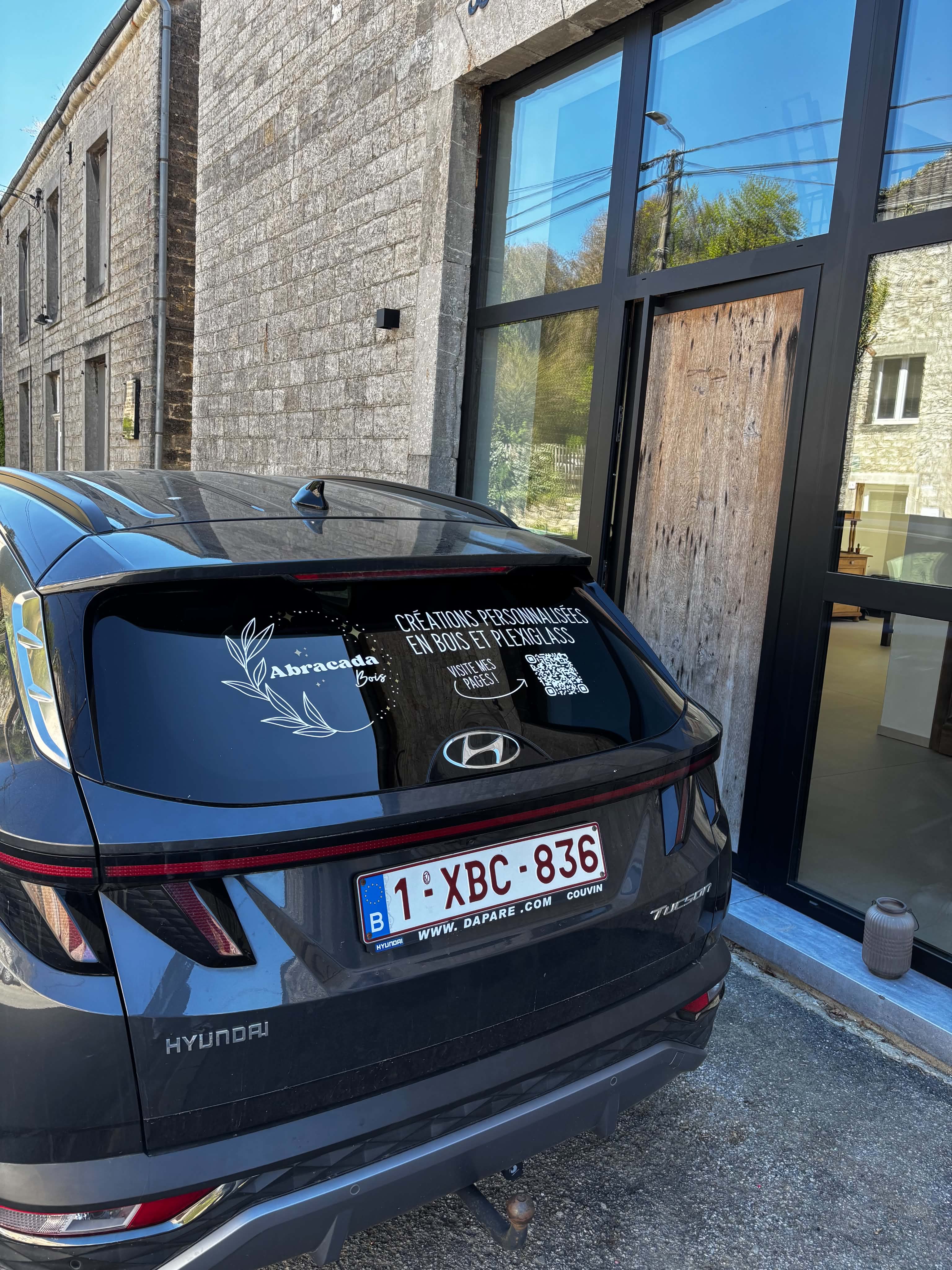 Stickers vitre & lettrage véhicule – Abracada Bois